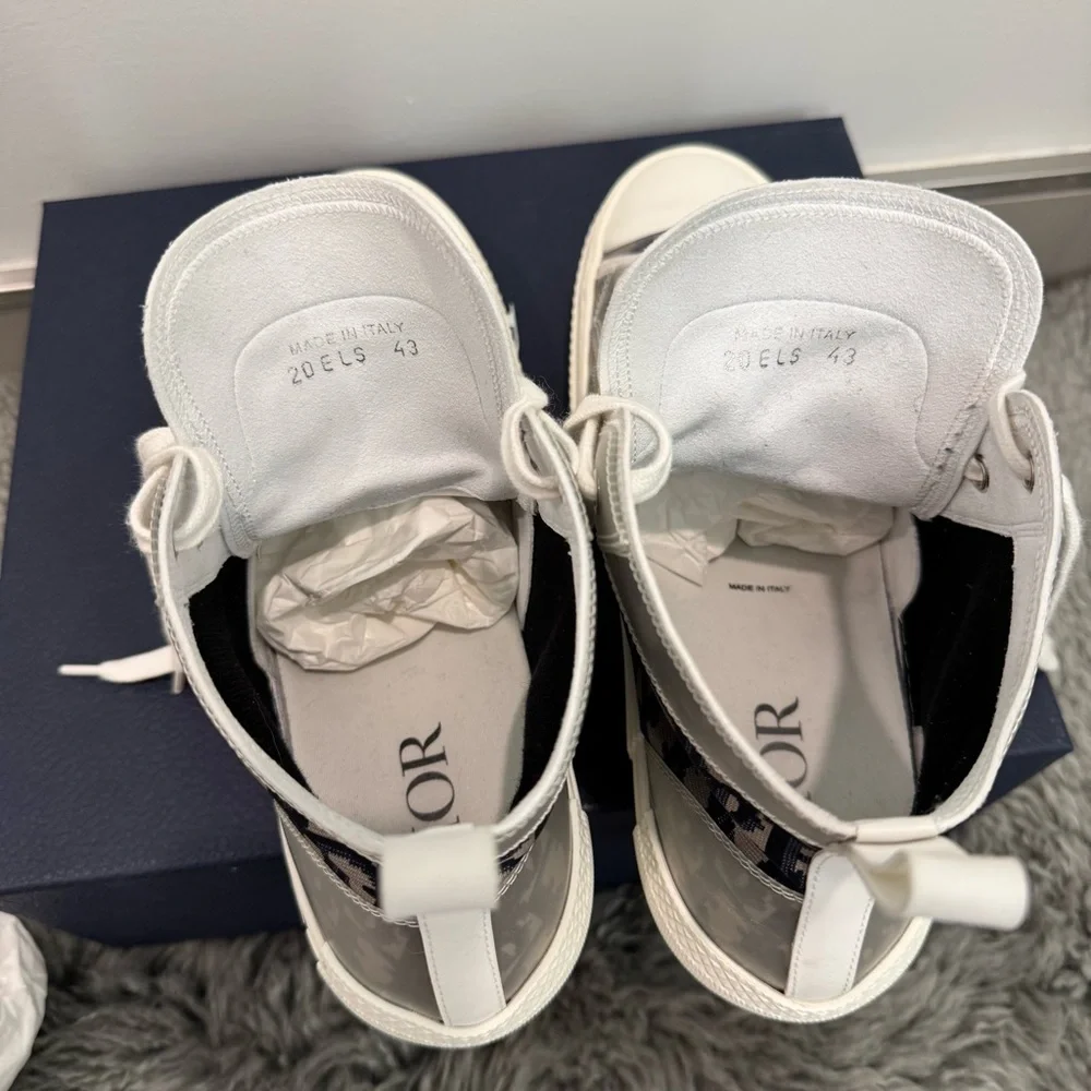 Dior B23 High-Top Oblique Sneakers - Picture 9 of 11
